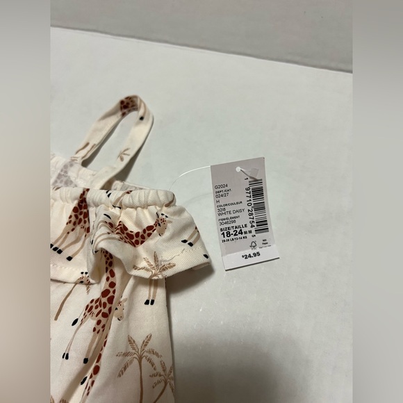 🆕THE CHILDREN’S PLACE - 18/24M - NWT - INFANT GIRLS GIRAFFE DRESS - Picture 4 of 5